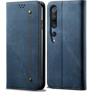 Xiaomi Mi 10 Için Retro Deri Flip Cüzdan Standlı Kılıf (Yurt Dışından)