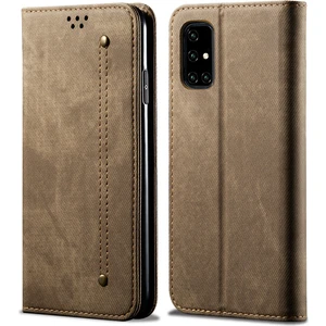 Samsung Galaxy A51 Için Retro Deri Flip Cüzdan Standlı Kılıf (Yurt Dışından)