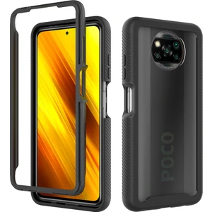 Xiaomi Poco X3 Nfc Için Çift Katmanlı Şeffaf Bumper Shockproof Tam Koruma Kılıf (Yurt Dışından)