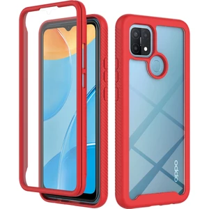 Oppo A15 Için Çift Katmanlı Şeffaf Bumper Shockproof Tam Koruma Kılıf (Yurt Dışından)