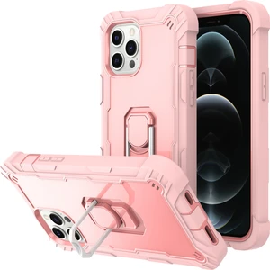 iPhone 12 Pro/iphone 12 Için Shockproof Yerleşik Standlı Kılıf (Yurt Dışından)