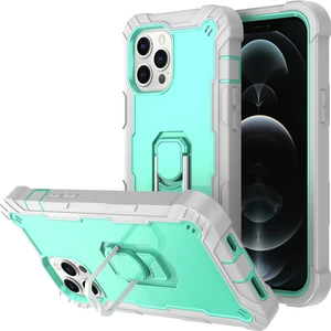 iPhone 12 Pro/iphone 12 Için Shockproof Yerleşik Standlı Kılıf (Yurt Dışından)