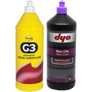 G3 Çizik Giderici Pasta Ve Wax Cila 1 Lt Set