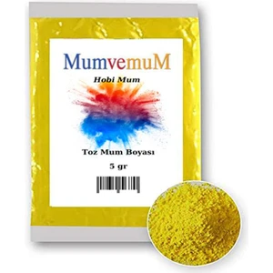 Toz Mum Boya Açık Sarı