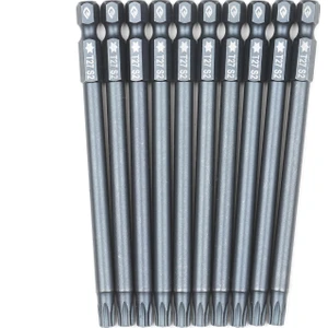 Mbw 10 Parçalı Güvenlik Torx Bit Seti 1/4 Inç Sürücü Kurcalamaya T27 (Yurt Dışından)