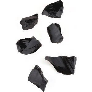 Dünya Doğal Taş Obsidyen Taşı Kütle (8-10 GR ) - KT0504