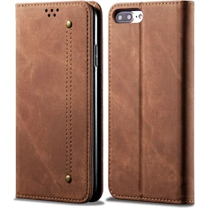 iPhone 6 Plus / 6s Plus / 7 Plus / 8 Plus Için Retro Deri Flip Standlı Kılıf (Yurt Dışından)