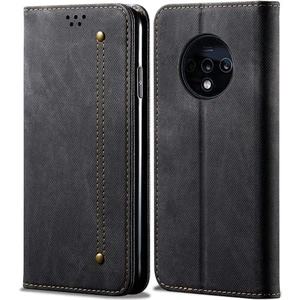 Oneplus 7t Için Retro Deri Flip Standlı Kılıf (Yurt Dışından)