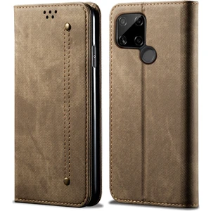 Oppo Realme C21 Için Retro Deri Flip Cüzdan Standlı Kılıf (Yurt Dışından)