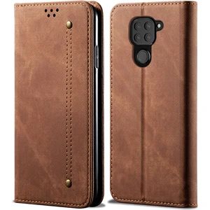 Xiaomi Redmi Note 9 Için Retro Deri Flip Cüzdan Standlı Kılıf (Yurt Dışından)