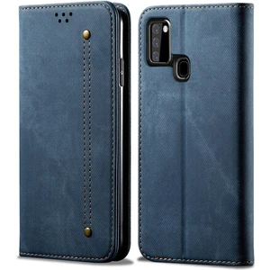 Samsung Galaxy A21S Için Retro Deri Flip Cüzdan Standlı Kılıf (Yurt Dışından)