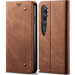 Xiaomi Mi Note 10 / Mi Note 10 Pro Için Retro Deri Flip Cüzdan Standlı Kılıf (Yurt Dışından)