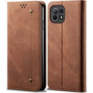 Xiaomi Mi 11 Lite Için Retro Deri Flip Cüzdan Standlı Kılıf (Yurt Dışından)