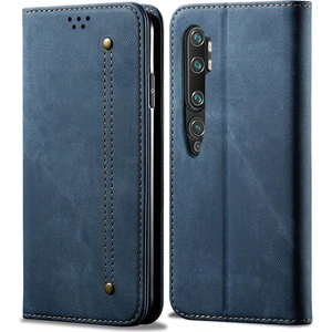 Xiaomi Mi Note 10 / Mi Note 10 Pro Için Retro Deri Flip Cüzdan Standlı Kılıf (Yurt Dışından)