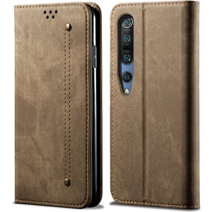 Xiaomi Mi 10 Için Retro Deri Flip Cüzdan Standlı Kılıf (Yurt Dışından)
