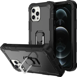 iPhone 12 Pro/iphone 12 Için Shockproof Yerleşik Standlı Kılıf (Yurt Dışından)