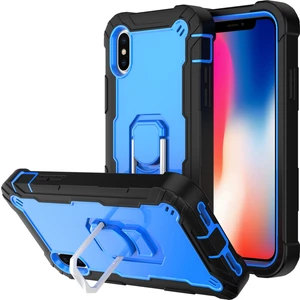 iPhone Xs Max Için Shockproof Yerleşik Standlı Kılıf (Yurt Dışından)
