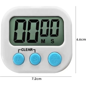 Zauss Dijital Ekranlı Alarmlı Mıknatıslı Mutfak Zamanlayıcı Fırın Timer