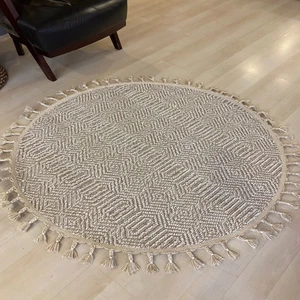 Eko Halı Soho Halı sh 01 bej 120*120 cm yuvarlak