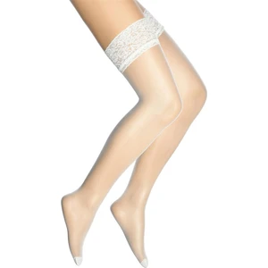 Silikonlu Dantelli Fit 15 Dizüstü Kadın Çorap