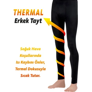 Erkek Termal Tayt - Büyük Beden Xl