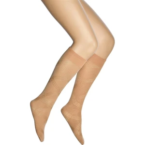 Ada Desenli Mikro Dizaltı Kadın Çorap