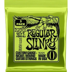 Ernie Ball Ernieball P03221 Regular Slınky 3 Pack Elektro Tel (3lü Paket)