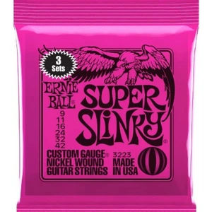 Ernie Ball Ernieball P03223 Super Slınky 3 Pack Elektro Tel (3lü Paket)