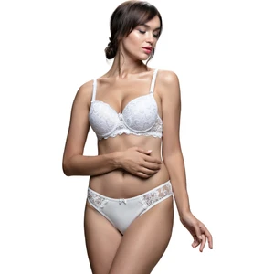 Dantelli Dolgulu Sütyen Takımı Beyaz – 75B