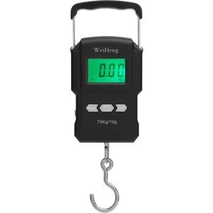 Mezura 75 kg/10 g Elektronik Arka Ağırlık Ölçeği ile Taşınabilir Dijital Balık Olta Ölçeği (Yurt Dışından)
