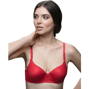 Telli Dolgusuz Sütyen Kırmızı - 80B