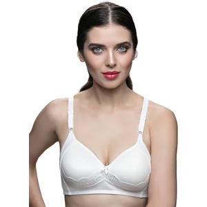 Telsiz Dantelli Süngerli Minimizer Sütyen Ekru – 95B