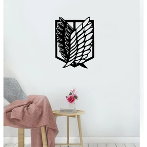 Şirin Lazer Attack Titan On Shingeki No Kyojin Anime   Askeri Keşif Birliği Mdf Duvar Dekoru