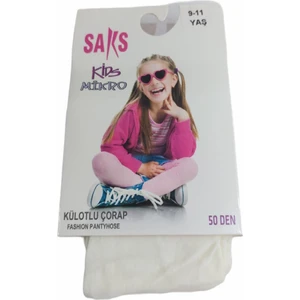 Saks Mikro 50 Kız Çocuk Külotlu Çorap