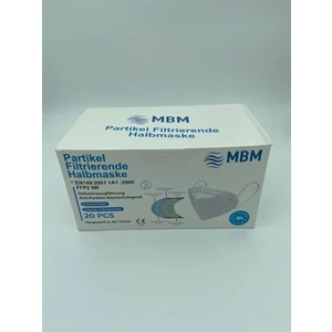 Telli ve Tek Tek Paketli N95 Maske 20'li