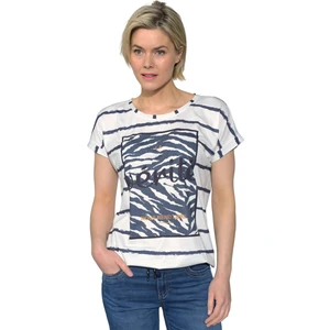 Perla Blanca Taş Aksesuarlı Eteği Lastikli Tişört