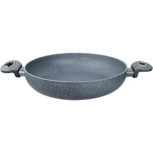 Hazar Pazar Granit 22 cm Yumurta Tavası Yanmaz Yapışmaz Çizilmez Çift Kulp Omlet
