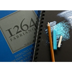 1264 Siyah Eskiz Defteri 200 Gr. 40 Yp. Spiralli A4