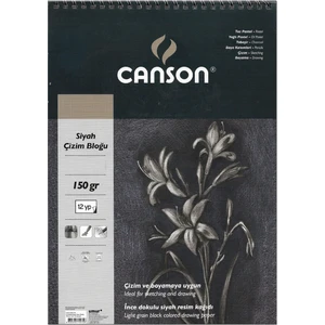 Siyah Çizim Blok 35X50CM - 150GR. - 12 Yaprak