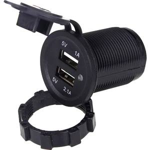 Universal çift usb'li soket 12-24V / ICCA102