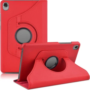 Lenovo Tab M8 Hd TB-8505F 360 Derece Dönen Standlı Deri Kılıf + Nano Cam Ekran Koruyucu