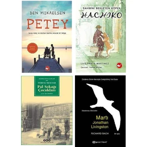 Beyaz Balina Yayınları Ortaokul Okunması Gerekenler Seti / Petey - Hachiko - Pal Sokağı Çocukları - Martı Jonathan Livinsgton