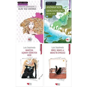 Can Çocuk Yayınları Çocuklar Için Okunması Gerekenler Seti / Aninna'nın Serüvenleri - Martıya Uçmayı Öğreten Kedi - Miks, Maks ve Meks'in Öyküsü