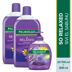Aroma Sensations So Relaxed Iris Özü ile Sıvı El Sabunu 300 ml + 700 ml + 700 ml