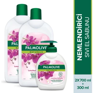 Naturals Siyah Orkide Nemlendirici Sıvı El Sabunu 300 ml + 700 ml + 700 ml