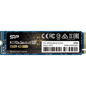 Silicon Power  2tbsp-M.2 SSD  US70 M.2 Pcle SSD -SP02KGBP44US7005 -