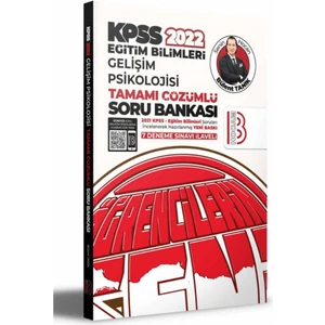 Benim Hocam Yayınları KPSS 2022 Eğitim Bilimleri Gelişim Psikolojisi Tamamı Çözümlü Soru Bankası (7 Deneme Ilaveli)