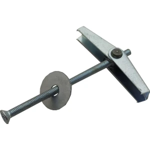 - Paraşüt Dubel Metal Civatalı 8cm Katlanır Kanatlı Dubel Alçıpan 5 Adet