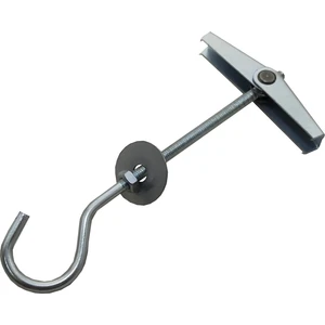 Yıldrım - Paraşüt Dubel Metal Kancalı Civatalı 11CM Katlanır Kanatlı Dubel Alçıpan Uzun Boy Kanca 5 Adet