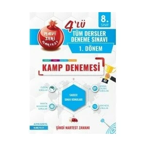 8. Sınıf Mavi Tüm Dersler 1. Dönem 4 Lü Kamp Denemesi